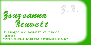 zsuzsanna neuwelt business card